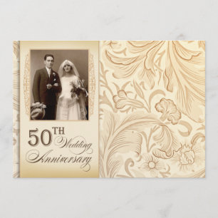 classe romantique 50 anniversaire invitations phot