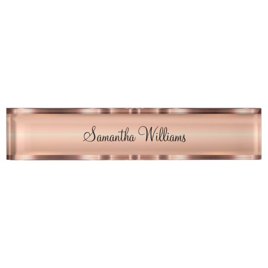 Classé Rose Monogramme  pour dames Plaques de bure (Devant)