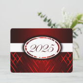 Classe rouge et blanche des invitations 2025 (Debout devant)