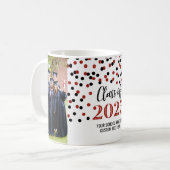 Classe rouge noire de Mug de café 2025 (Devant gauche)