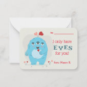 Classe Saint-Valentin pour la carte Monster (Devant)