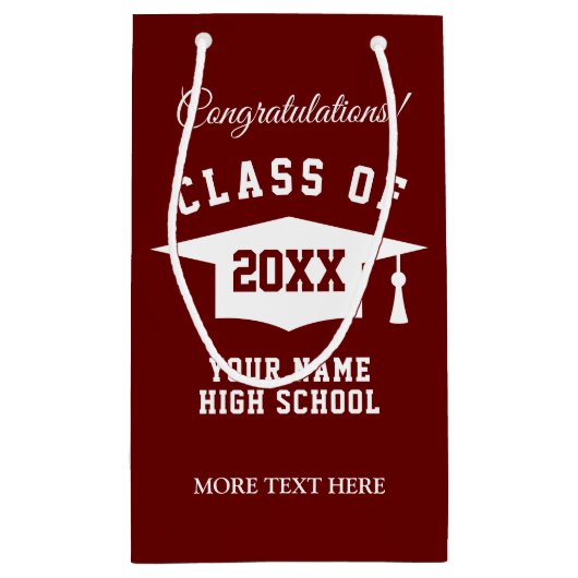 Classe secondaire couleur personnalisée sacs cadea (Dos)