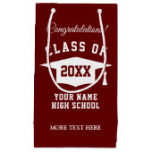 Classe secondaire couleur personnalisée sacs cadea (Devant)