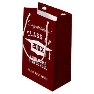 Classe secondaire couleur personnalisée sacs cadea