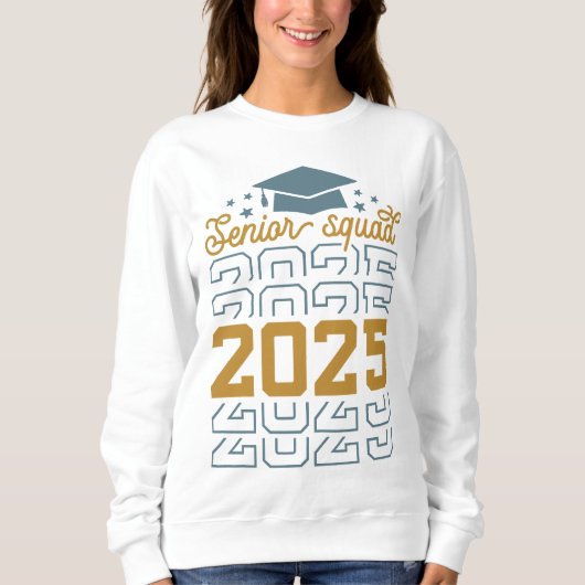 Classe senior 2025 rétro Graduation Senior tshirt (Devant)