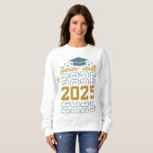Classe senior 2025 rétro Graduation Senior tshirt (Devant entier)