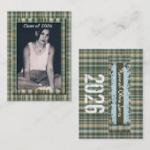 Classe supérieure Plaid de 2010 Carte photo (Devant / Derrière)