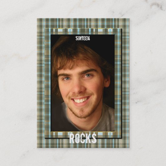 Classe supérieure Plaid de 2010 Carte photo (Devant)