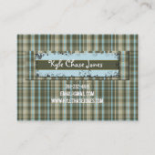 Classe supérieure Plaid de 2010 Carte photo (Dos)