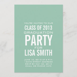 CLASSE VERTE DE MINT SIMPLE DE 2013 INVITATION À L