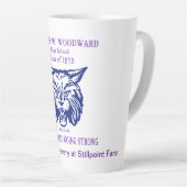 Classe Woodward de 1972 50e Reunion Latte Mug (Angle droit)