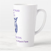 Classe Woodward de 1972 50e Reunion Latte Mug (Droite)