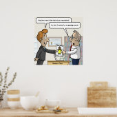 Classement comptable Rapport Punny Poster (Cuisine)