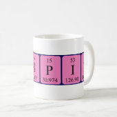 Classer la tasse de nom de table périodique (Devant droit)