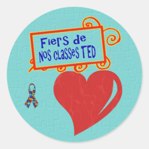 Classes TED - autocollants de Fiers de nos