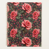Classeur avec beau motif rose (Devant)
