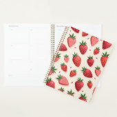 Classeur avec motif à fraise mignon (Devant avec enveloppe)