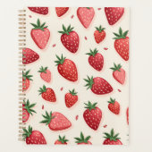 Classeur avec motif à fraise mignon (Devant)