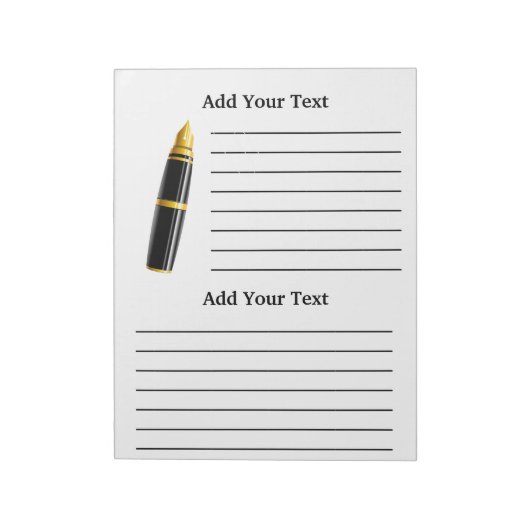 Classeur Carnet Note Pad Insertion (Tourné)