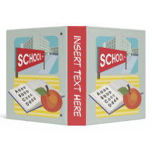 Classeur d'Avery d'école