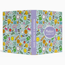 Classeur de souvenirs scolaires personnalisés