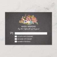 CLASSEUR FLORAL | FERMETURE DE MARIAGE RSVP