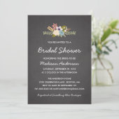 CLASSEUR FLORAL| INVITATION À LA DOUCHE BRIDALE (Debout devant)