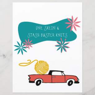Classeur Motif de Tricot de la page Divider blanc