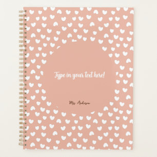 classeur personnalisé, classeur boho, motif boho