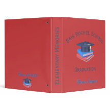 Classeur personnalisé de diplôme rouge