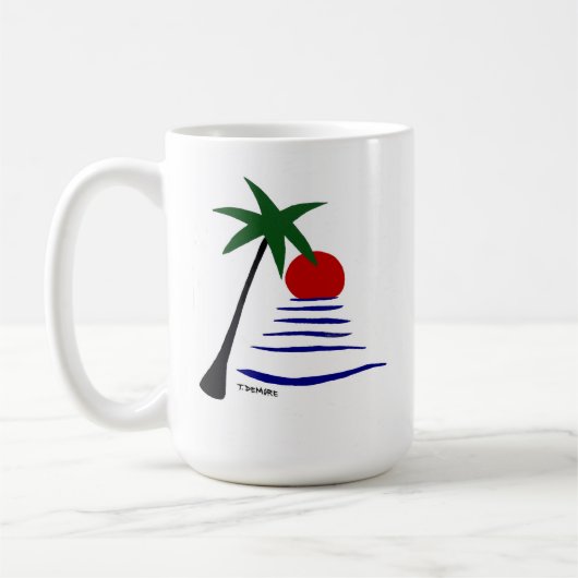 Classic 15 oz koffie mok (Links)