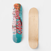 Classic 1980s L.A Golden Gate Video game box art. Skateboard (Voorkant)