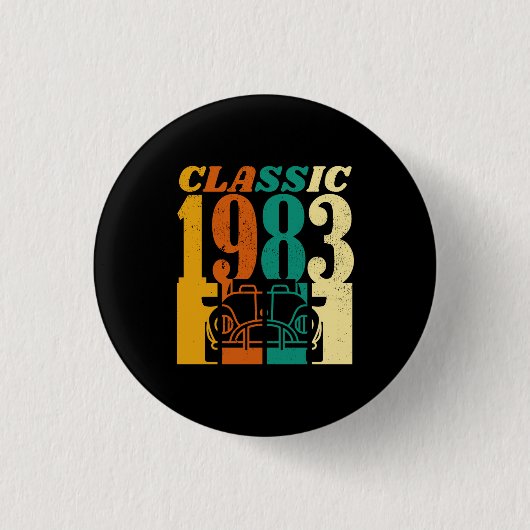Classic 1983 43rd Birthday Ronde Button 3,2 Cm (Voorkant)