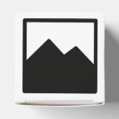 Classic 2x2 Bruiloft Favor Box Sjabloon Bedankdoosjes (Bovenkant)