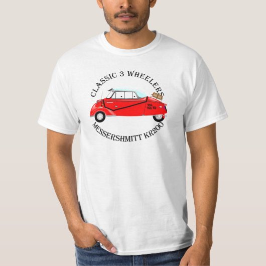 Classic 3 wielshirt Messerschmitt KR200 T-shirt (Voorkant)