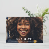 Classic 4 Typographie Photo Faire-part (Debout devant)