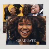 Classic 4 Typographie Photo Faire-part (Devant / Derrière)