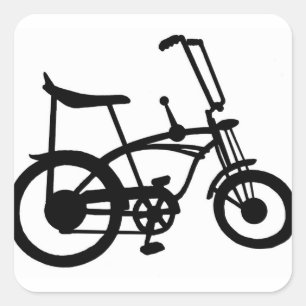 CLASSIC 60'S BIKE BICYLE SCHWINN STINGRAY BIKE VIERKANTE STICKER