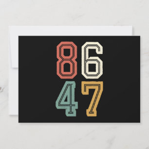 Classic 86 47 Anti Trump 2024 Impeach Kaart