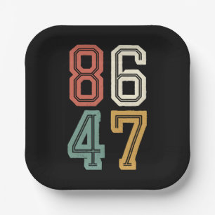 Classic 86 47 Anti Trump 2024 Impeach Papieren Bordje