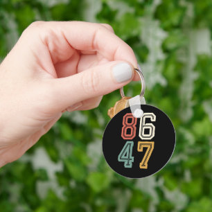  Classic 86 47 Anti Trump 2024 Impeach Sleutelhanger