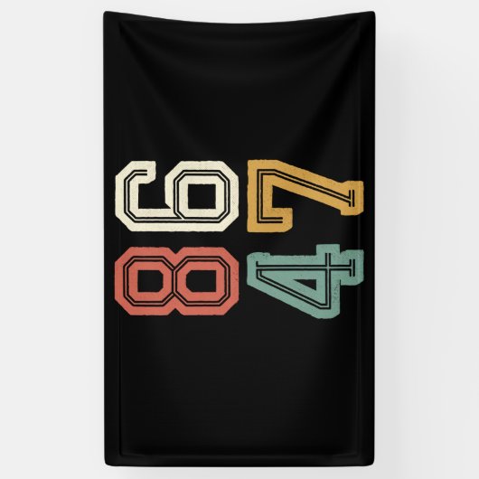 Classic 86 47 Anti Trump 2024 Impeach Spandoek (Verticaal)