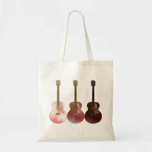 Classic Acoustic Guitars Rustige  Instrument Tote Bag