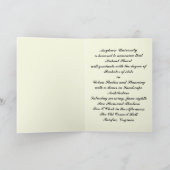 Classic Afstuderen Aankondiging 5x7 Gold Border (Binnen)