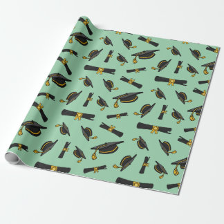 Classic Afstuderen Felicitatie Cadeau Naadloos Cadeaupapier