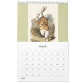 Classic Alice au pays des merveilles Calendrier 20 (Mar 2026)