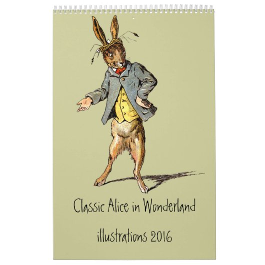 Classic Alice au pays des merveilles Calendrier 20 (Protection)
