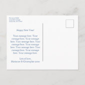 Classic All American Red White Wij redden de datum Aankondigingskaart (Achterkant)