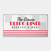 Classic American 50's diner restaurant retro style (Recto)