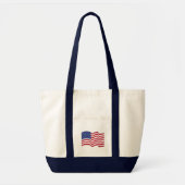 Classic American Flag Canvas tas (Voorkant)